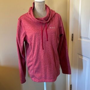 Columbia Maroon Cowl Neck Sweatshirt large